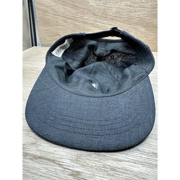 Rustek Newport 100% Hemp Strap Back Hat Charcoal Black - Picture 5 of 6